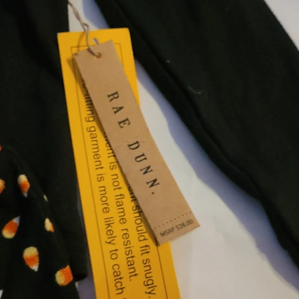 NWT Rae Dunn Halloween Toddler Candy Corn Pajamas 3T